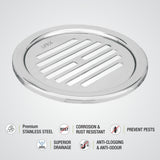 Eon Round Floor Drain with Golden Classic Jali (5 inches) features