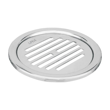 Eon Round Floor Drain with Golden Classic Jali (5 inches) - LIPKA - Lipka Home