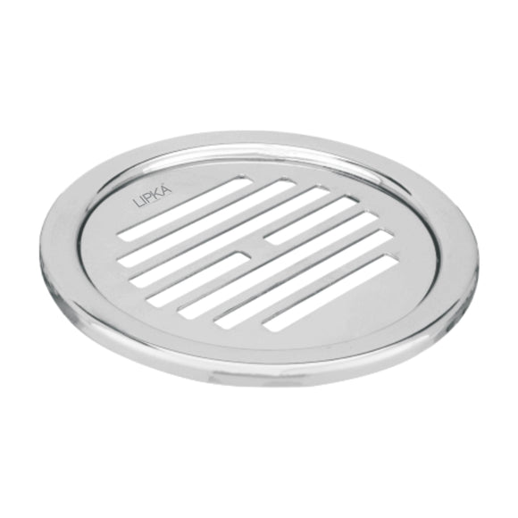 Eon Round Floor Drain with Golden Classic Jali (5 inches) - LIPKA - Lipka Home