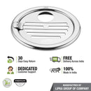 Eon Round Floor Drain with Golden Classic Jali, Hinge & Hole (5 inches) - LIPKA - Lipka Home