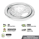 Eon Round Floor Drain with Hinge & Hole (5 inches) - LIPKA - Lipka Home