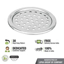 Eon Round Floor Drain with Plain Jali (5 inches) - LIPKA - Lipka Home