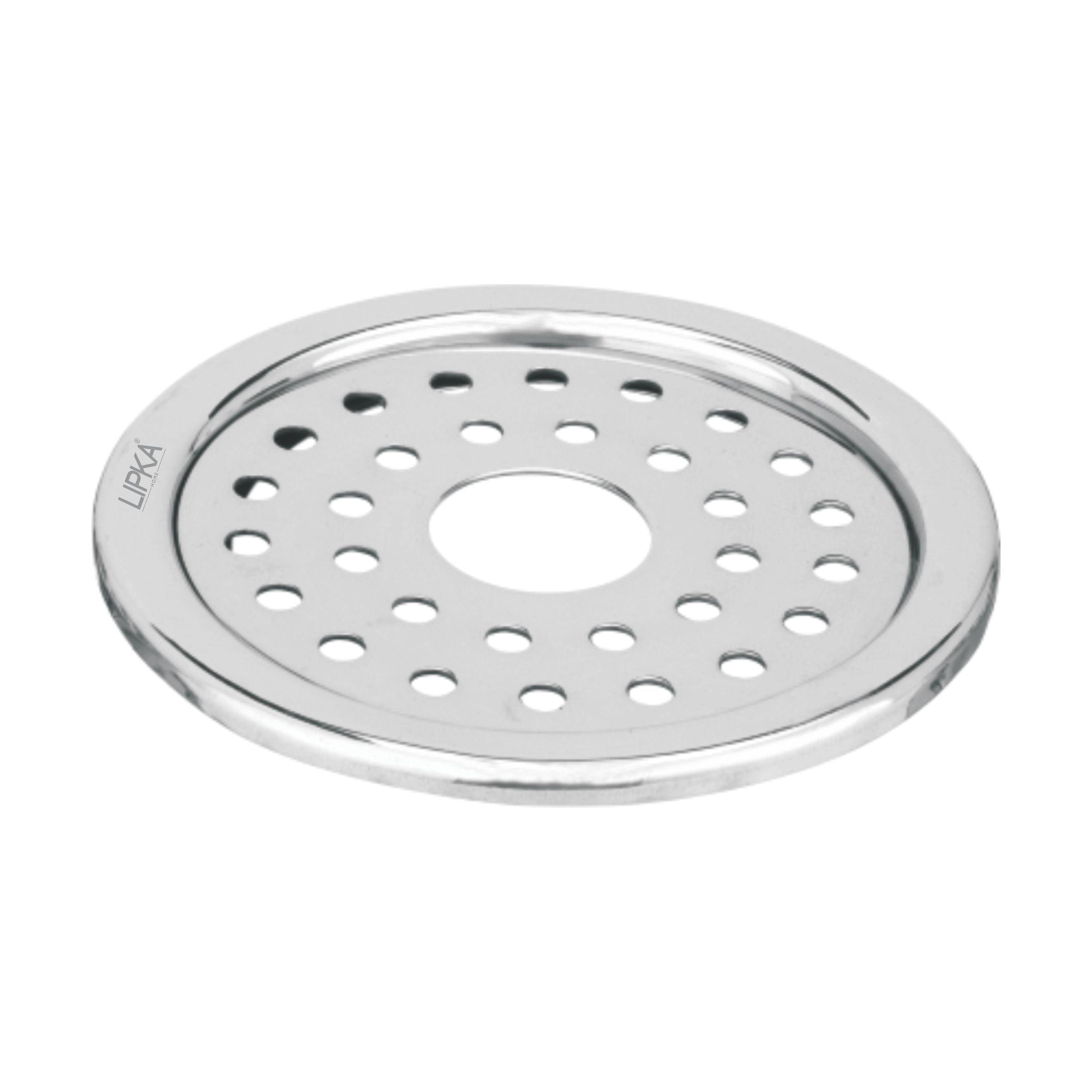 Eon Round Floor Drain with Plain Jali & Hole (5 inches) 