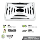 Echo Deluxe Square Floor Drain (5 x 5 Inches) with Hole free delivery