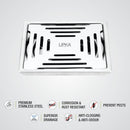 Echo Deluxe Square Floor Drain (6 x 6 Inches) - LIPKA - Lipka Home