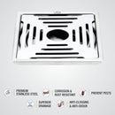 Echo Deluxe Square Floor Drain (6 x 6 Inches) with Hole - LIPKA - Lipka Home