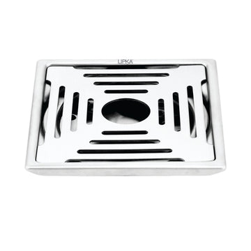 Echo Deluxe Square Floor Drain (6 x 6 Inches) with Hole - LIPKA - Lipka Home