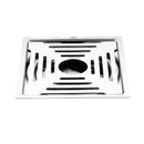 Echo Square Deluxe Flat Cut Floor Drain (5 x 5 Inches) with Hole- LIPKA - Lipka Home