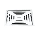 Echo Deluxe Square Flat Cut Floor Drain (5 x 5 Inches) - LIPKA - Lipka Home