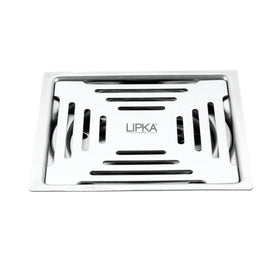 Echo Deluxe Square Flat Cut Floor Drain (5 x 5 Inches) - LIPKA - Lipka Home