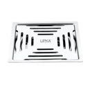 Echo Deluxe Square Flat Cut Floor Drain (6 x 6 Inches) - LIPKA - Lipka Home