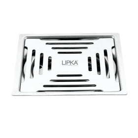 Echo Deluxe Square Flat Cut Floor Drain (6 x 6 Inches) - LIPKA - Lipka Home
