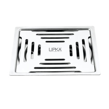 Echo Deluxe Square Flat Cut Floor Drain (6 x 6 Inches) - LIPKA - Lipka Home