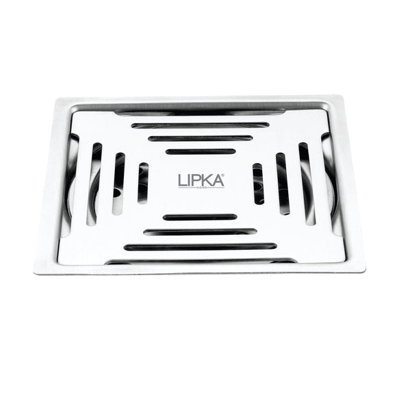 Echo Deluxe Square Flat Cut Floor Drain (6 x 6 Inches) - LIPKA - Lipka Home