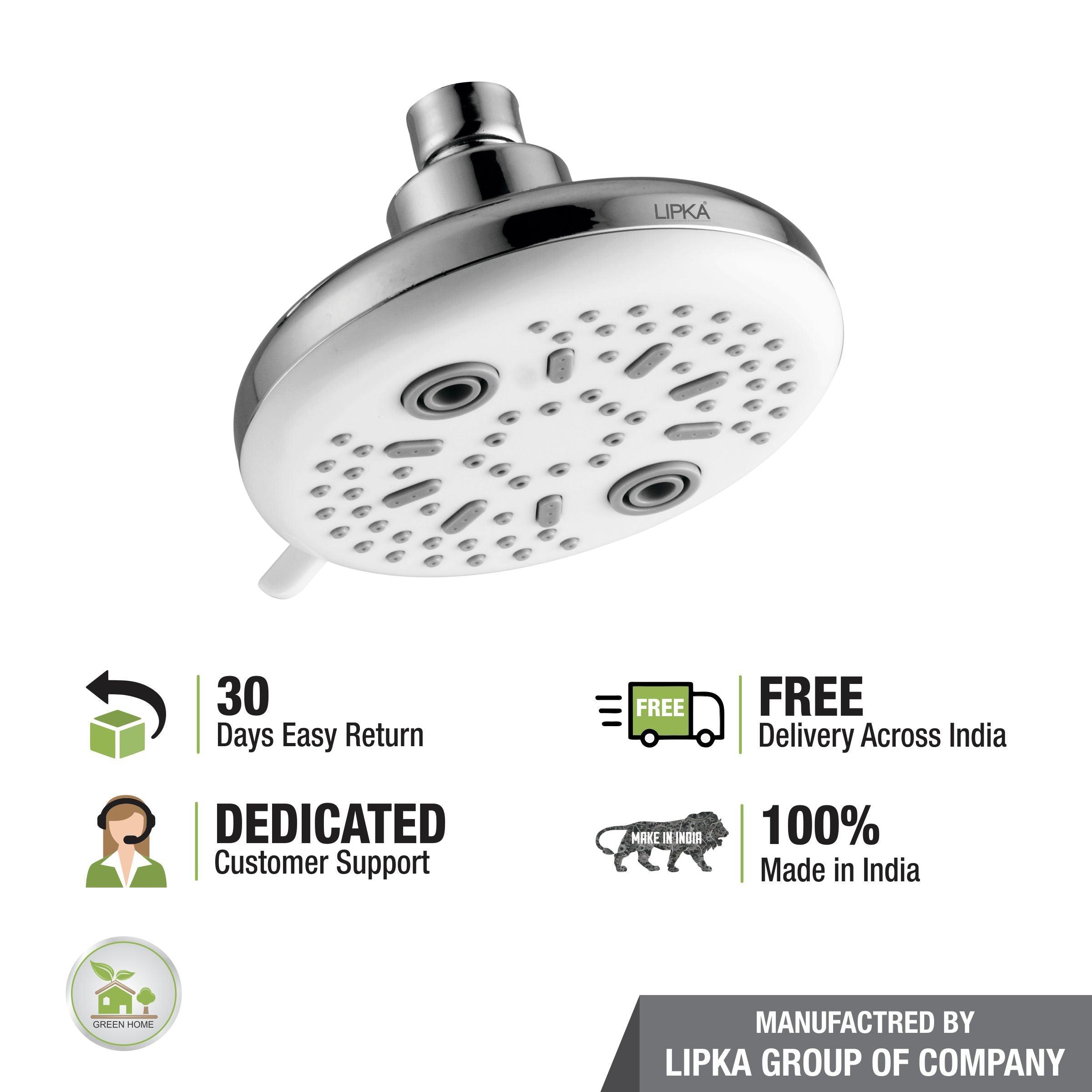 Elite Multiflow Overhead Shower free delivery