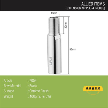 Extension Nipple (4 Inch) - LIPKA - Lipka Home