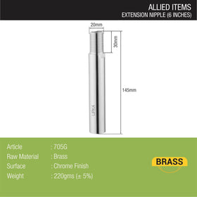 Extension Nipple (6 Inch) - LIPKA - Lipka Home