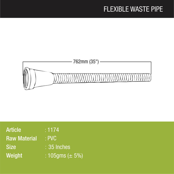 Flexible PVC Waste Pipe - LIPKA - Lipka Home