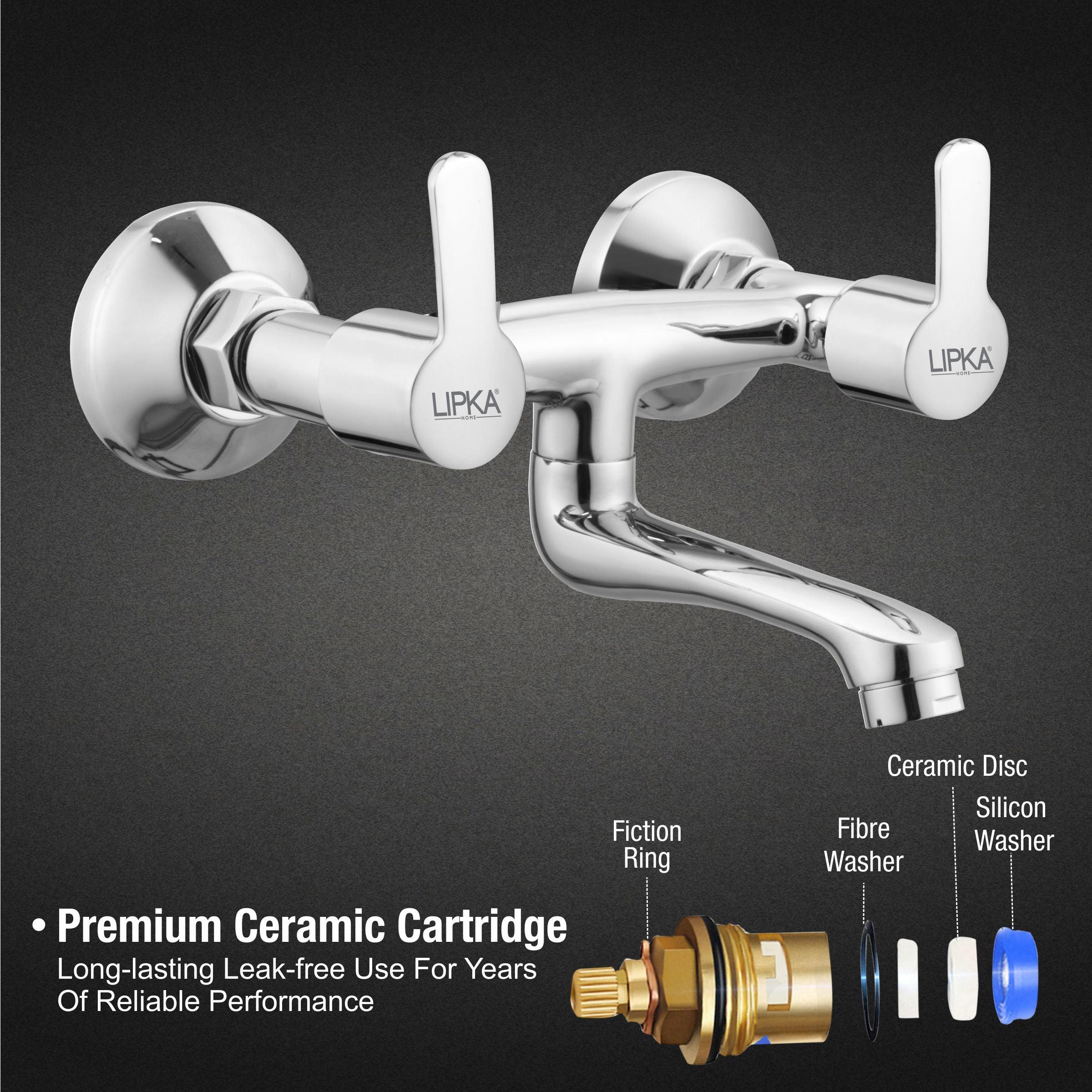 Frenk Wall Mixer non Telephonic Faucet with premium ceramic cartridge