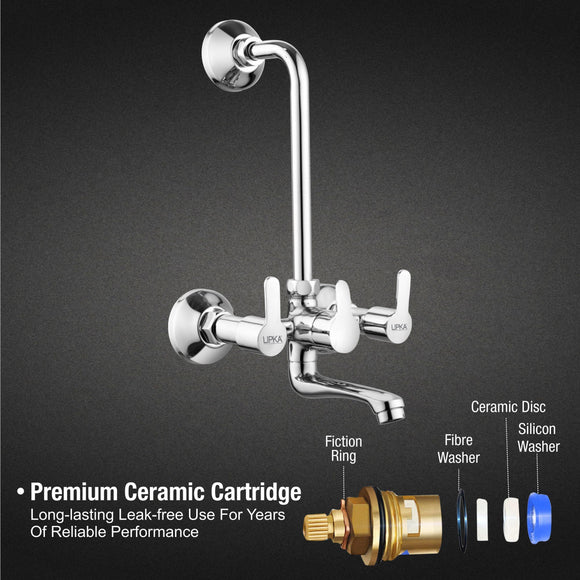 Frenk Wall Mixer with L Bend Faucet - LIPKA - Lipka Home