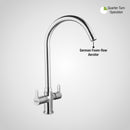 Fusion Centre Hole Basin Mixer with Large (20 Inches) Round Swivel Spout Faucet - LIPKA - Lipka Home