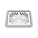 Gamma Deluxe Square Floor Drain (5 x 5 Inches) - LIPKA - Lipka Home
