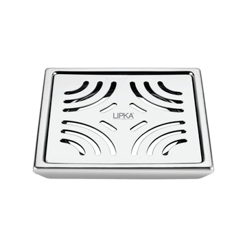 Gamma Deluxe Square Floor Drain (5 x 5 Inches) - LIPKA - Lipka Home