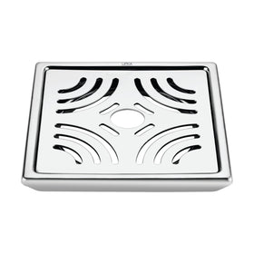 Gamma Deluxe Square Floor Drain (6 x 6 Inches) with Hole - LIPKA - Lipka Home