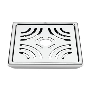 Gamma Deluxe Square Floor Drain (6 x 6 Inches) with Hole - LIPKA - Lipka Home