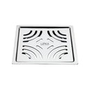 Gamma Deluxe Square Flat Cut Floor Drain (6 x 6 Inches) - LIPKA - Lipka Home