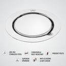 Gemini Round Floor Drain with Jali (5 inches) - LIPKA - Lipka Home