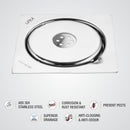 Gemini Square Floor Drain with Jali and Hole (5.5 x 5.5 Inches) with Hole - LIPKA - Lipka Home