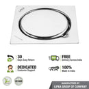 Gemini Square Floor Drain with Jali (5 x 5 Inches) - LIPKA - Lipka Home