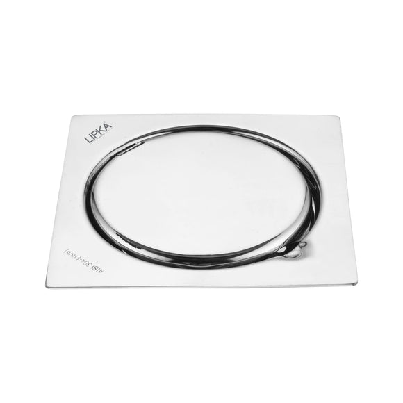 Gemini Square Floor Drain with Jali (5 x 5 Inches) - LIPKA - Lipka Home