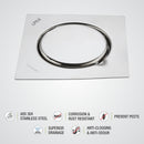 Gemini Square Floor Drain with Jali (6 x 6 Inches) - LIPKA - Lipka Home