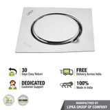 Gemini Square Floor Drain with Jali (6 x 6 Inches) free delivery
