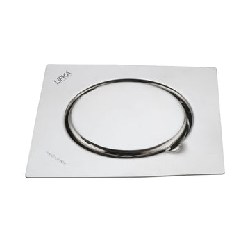Gemini Square Floor Drain with Jali (6 x 6 Inches) - LIPKA - Lipka Home