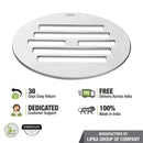 Golden Classic Jali Round Floor Drain (4 inches) - LIPKA - Lipka Home