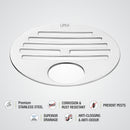 Golden Classic Jali Round Floor Drain with Hole (4 inches) - LIPKA - Lipka Home