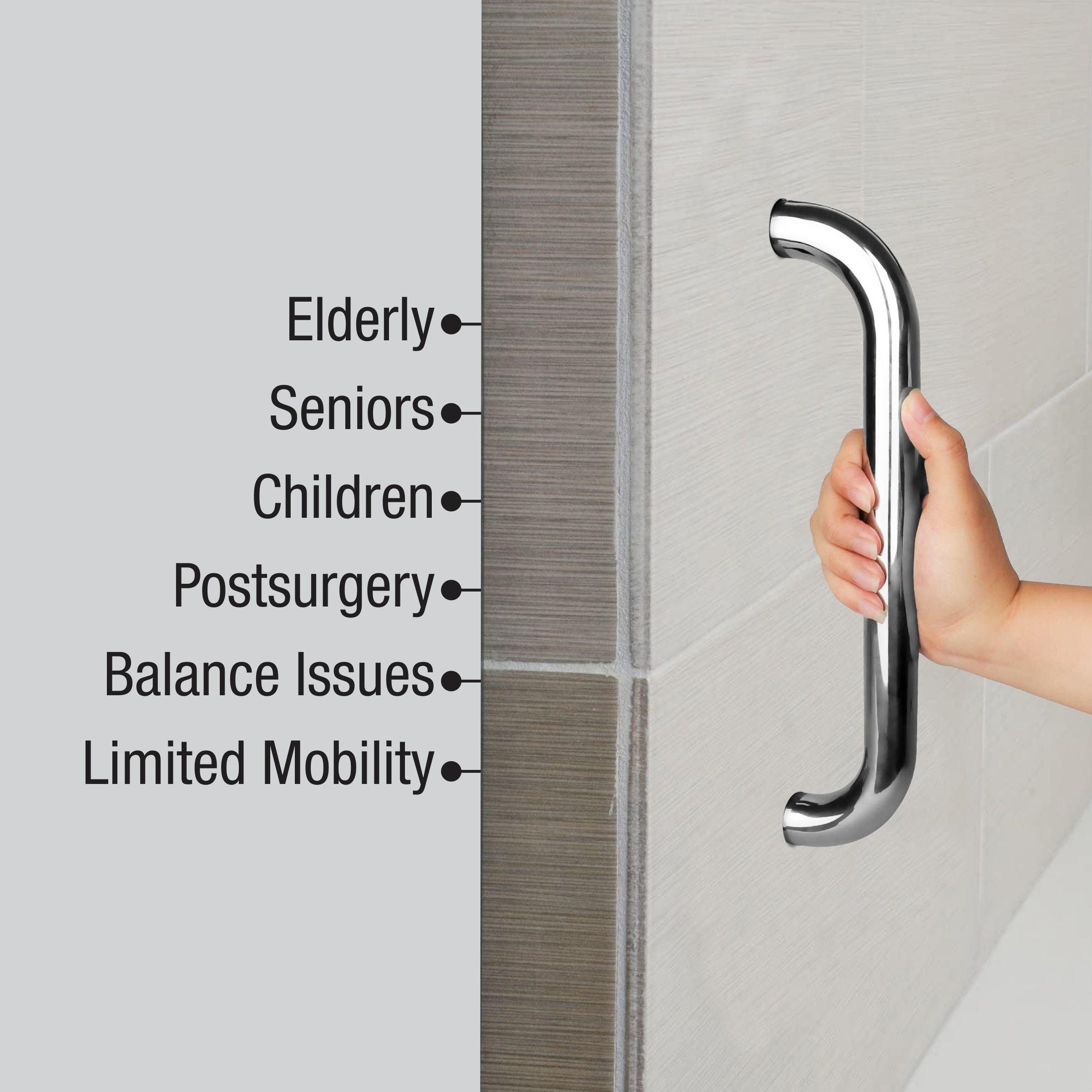 Brass Grab Bar (10 Inches) features