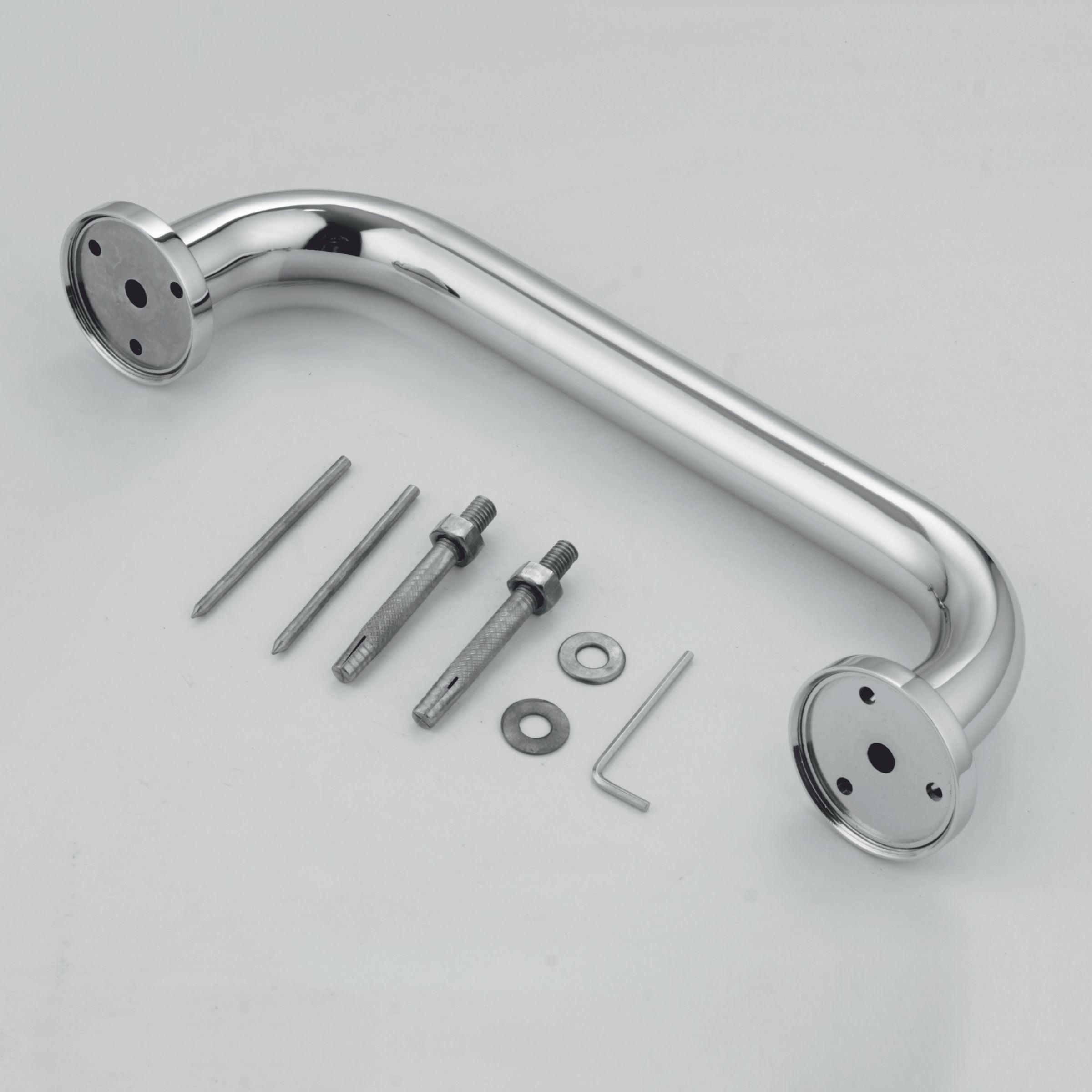 Brass Concealed Grab Bar (16 Inches) features