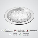 Heavy Snow Round Floor Drain with Hole (4.5 inches) features