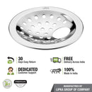 Heavy Snow Round Flat Cut Floor Drain with Hole (5 inches) - LIPKA - Lipka Home