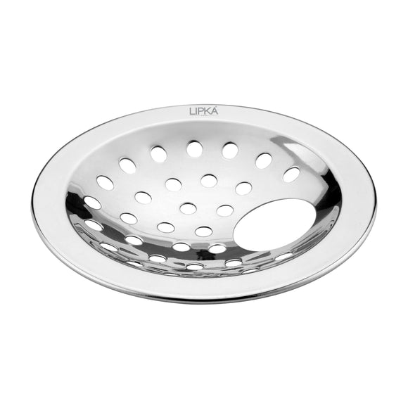 Heavy Snow Round Flat Cut Floor Drain with Hole (5 inches) - LIPKA - Lipka Home
