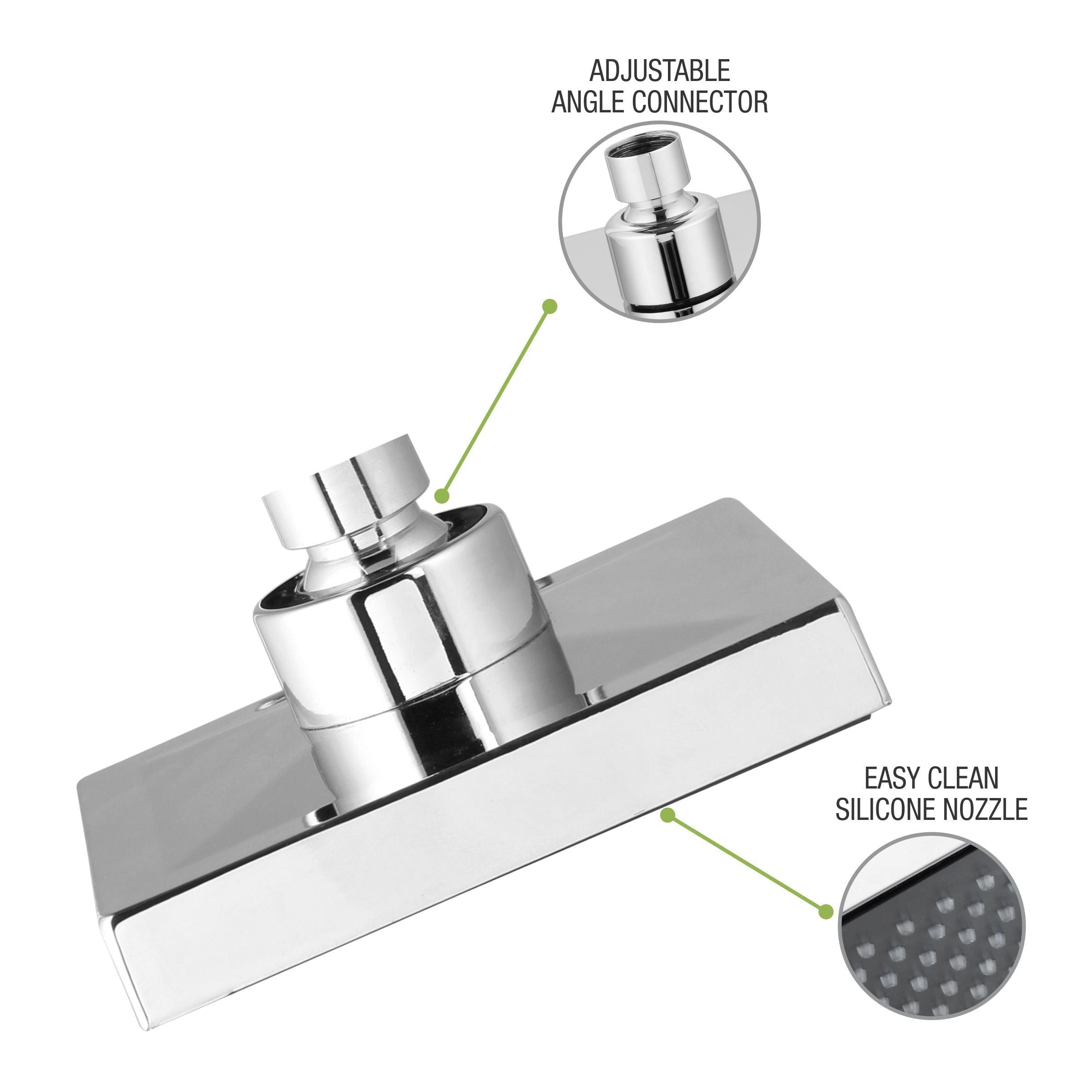 Jaq Overhead Shower (4 x 4 Inches) features
