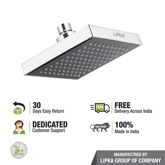 Jaq Overhead Shower (4 x 4 Inches) - LIPKA - Lipka Home