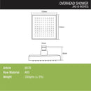 Jaq Overhead Shower (6 x 6 Inches) - LIPKA - Lipka Home