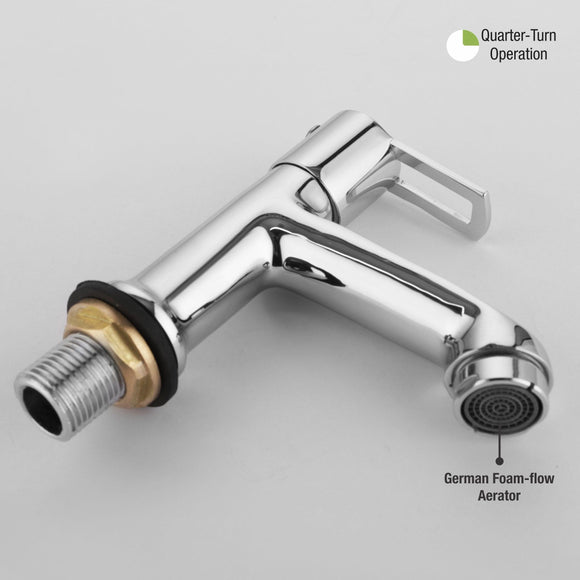 Kube Pillar Tap Brass Faucet - LIPKA - Lipka Home