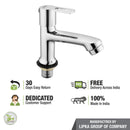 Kube Pillar Tap Brass Faucet - LIPKA - Lipka Home