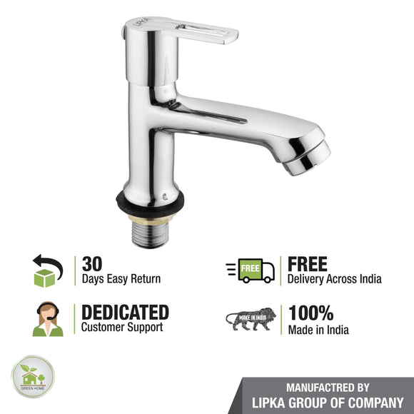 Kube Pillar Tap Brass Faucet - LIPKA - Lipka Home